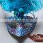 Wholesale Cloth Trim Big Ostrich Feather Mask For Bachelorette Party Supplies