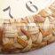 Eco-friendly Home Decor Natual Garden Rattan Vintage Wall Clock