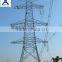 Electric transmission line steel tower