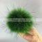 New floppy raccoon fur pom poms for bag and shoes bags New genuine fur ball accessory