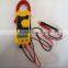 China factory Professional digital clamp meter with test probe and 1.5*2 batteries