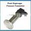 Sanitary standard flush pressure transmitter with diaphragm for food industry