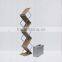 portable acrylic zigzag folding brochure stand