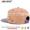 custom design cork snapback cap hat