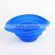 China supplier lead free colorful silicone Collapsible Basket