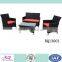 Rattan Furniture Set Steel Frame PE Rattan