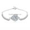 18K Rose Gold and White Gold Plated Jewelry Women Chain and Micro AAA Cubic Zircon Pave 2 Carat Pear Cut CZ Bracelet