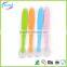 100% food grade silicone spoon/soft baby feeding spoon