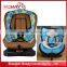 Multi-buckle five point harness baby safety seat