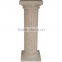 China natural durable service custom yellow marble pillar