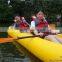 Sun Life inflatable kayak fishing with 2 clear polycarbonate windows