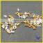 Good quality rectangle shape loose point back glass rhinestone for wedding dress