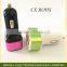 12V universal USB car charger triple USB car charger adapter with 5V 5.2A output for smartphone