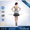 Customize Sexy Transparent Illusion Open Back Short Cocktail Party Dress