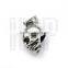Best selling fashion stainless steel Gothic silver skull pendant