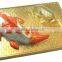 Colorful goldfish pudding moulds