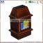 Solid mahogany wooden cremation urn , wooden pet urns for ashe