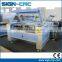 RECI 60W+150W SIGN 1390 twin head industrial laser engraving cutting machine for wood/MDF