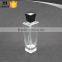 Empty Perfume Bottle Glass With Black Cap