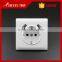 EU standard usb wall plug wall socket switch with high quality cheap price