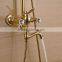 Antique Brass bathroom shower set