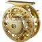 CNC saltwater Gold color fly fishing reel