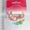 Lovely children multicolor beaded bracelet set