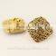 Fancy fake gold diamond jhumka stud earrings for women