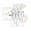 water solenoid valve magnetic valve 220v infrared sanitary multi-way outlet joint