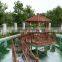 outdoor aluminum frame doubl lamp for wind resistant gazebo