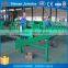 Belt conveyor trough idler roller frame