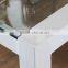 DT-2006 Modern Glass Top Wooden Frame Dining Table