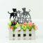 Manufacturer supply Good Quality cake topper bride and groom 2015