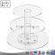 7 Tier Acrylic Cake Tower Display Stand Party Acrylic Tiers Round Black Cupcake Stand
