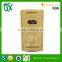 Food packaging kraft paper poly lined bag with window and zipper in china