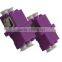 3D test pass 10G duplex om4 lc fiber optic adapter/OM4 optical fiber adaptor/OM4 duplex fiber lc coupler