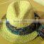 2013 fashion ladies paper straw fedora floppy hats
