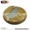 Wooden handle Mezzaluna with round cutting board