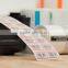 Direct thermal paper adhesive stickers die cut packaging label rolls
