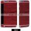 Glossy surface sticker for iphone 6 wood grain skin sticker decal
