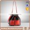 4396-2016 PAPARAZZI design popular rock style PVC drawstring bucket bag shoulder