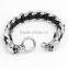 competitive price wholesale skull head bracelet leather stud bracelet