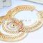 Circular multilayer big diamond necklace chain, and the Arab style