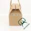 kraft paper small paper bag for cake bread with pvc window