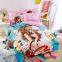 Wholesale Beautiful Girl Printed High Quality Soft Cotton Kids Cartoon Bedding Set
