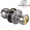 Tri-Circle Cylindrical round Knob door Lock SP5588-D