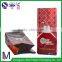 Clear OPP plastic bag with cutom printing / side gusset printed bread bag