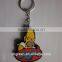 Handmade silicone rubber keychain for toys