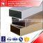 Best selling powder coated aluminium hollow section with elegant shape