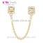 925 Silver Safety Chain Pure 925 Silver Charm European Hot Sale Gift Safety Chain for Woman Bracelet A005